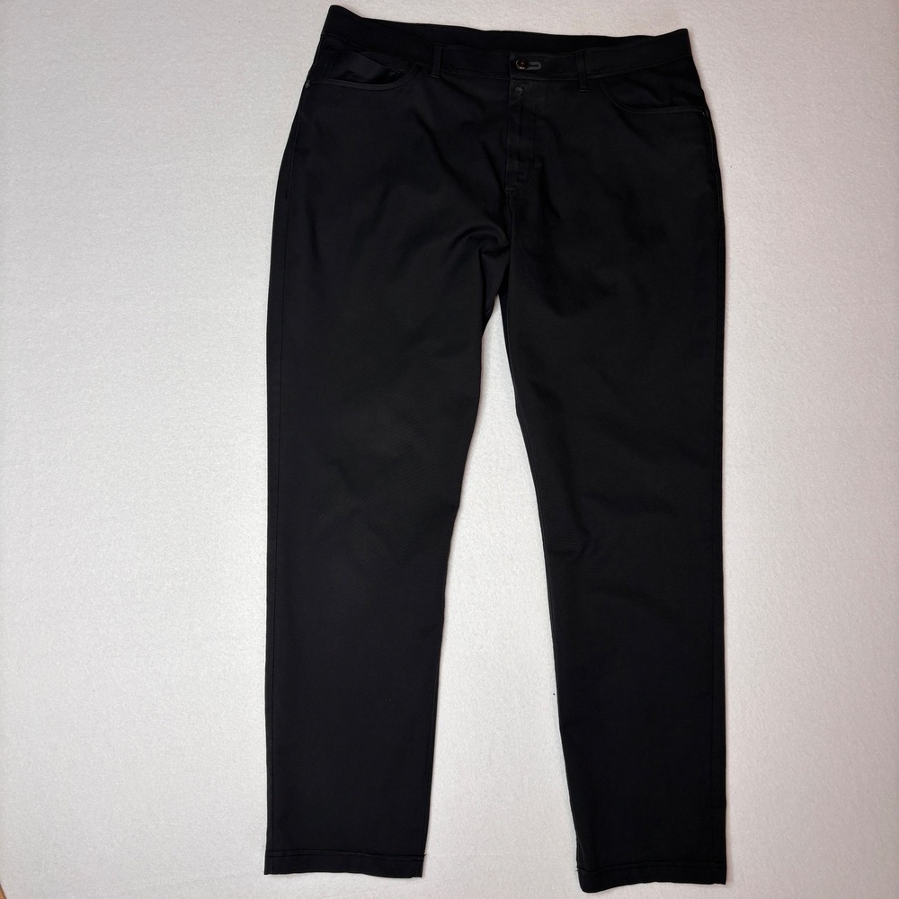 Public Rec All Day Pants Black Mens Size 36x30 Athletic Fit Stretch Tech‎